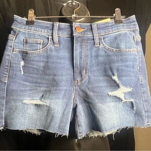 Distressed Denim Women Shorts